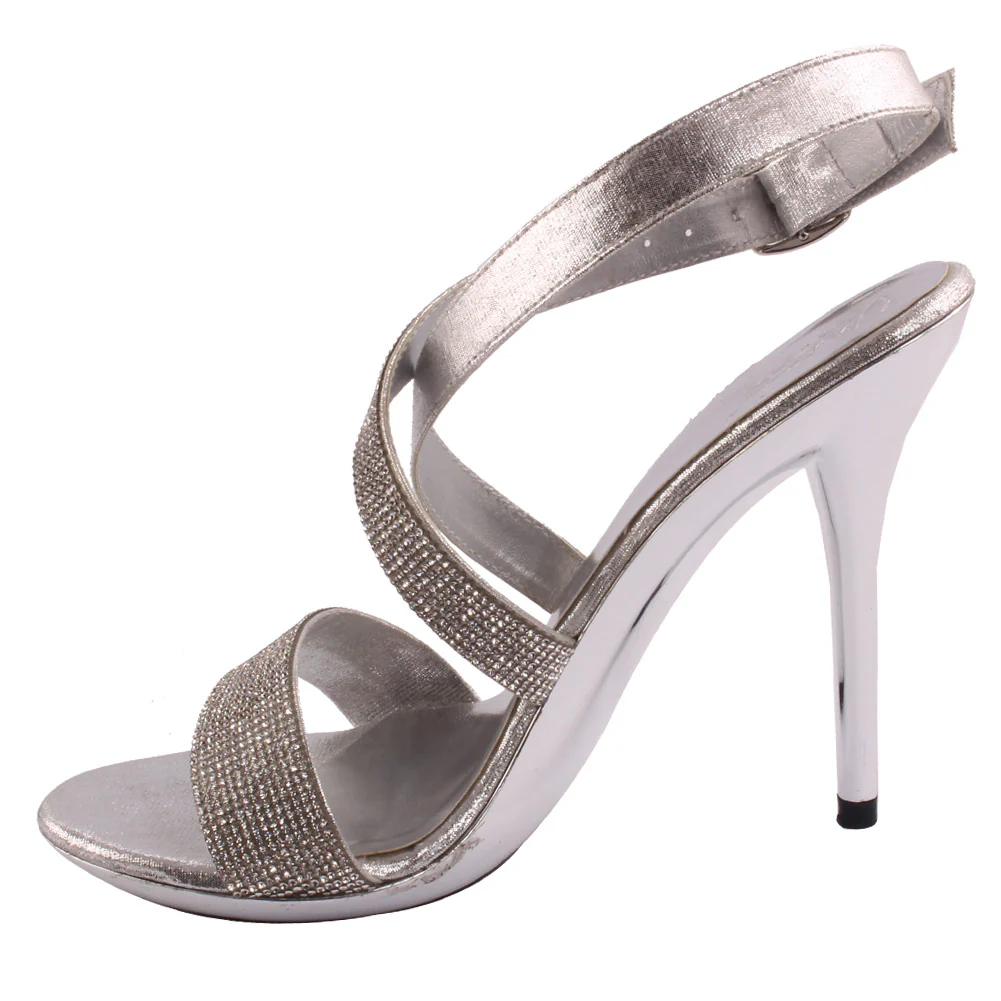 EMMA Cross Strap High-Heel Evening Platform Sandal - Image 3