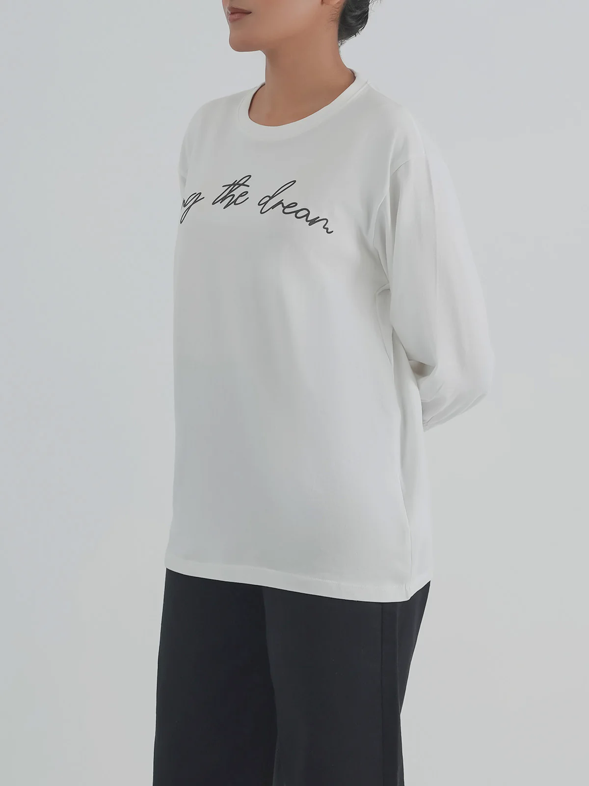 "ERSEN" Embroidery Regular T-Shirt - Image 2