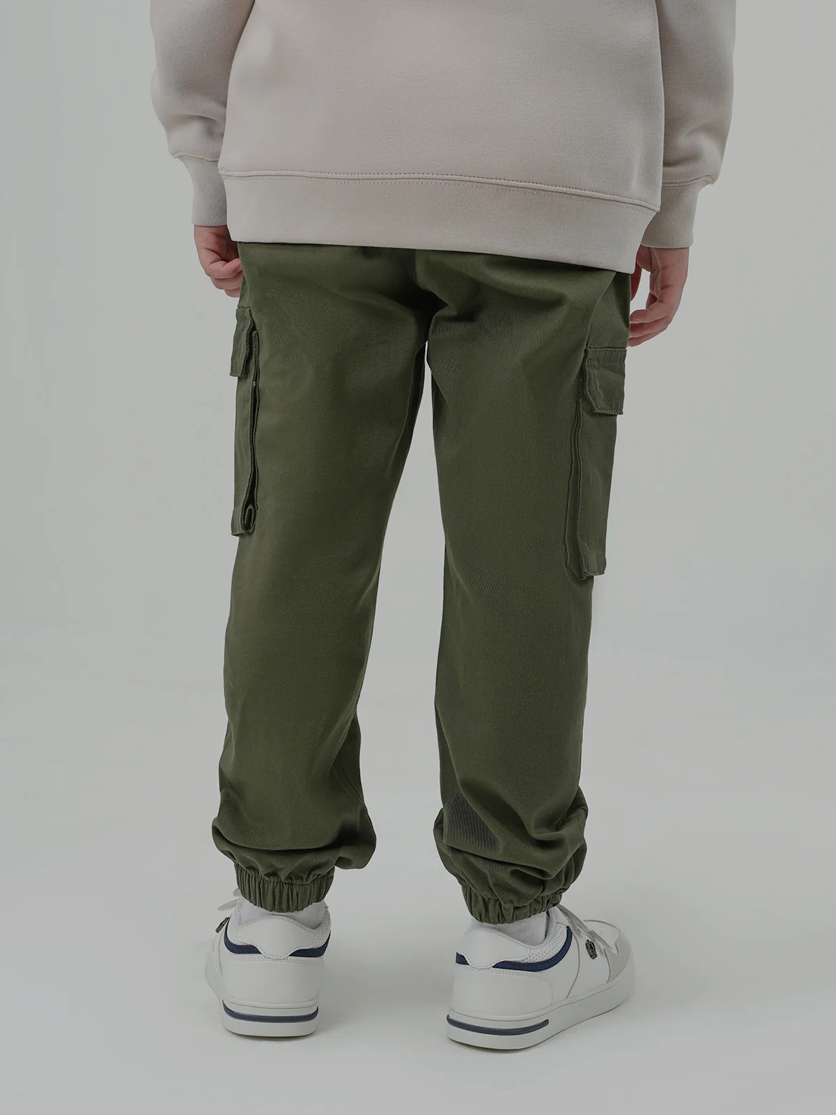 "EULALIA" Woven Twill Cargo Trouser - Image 4