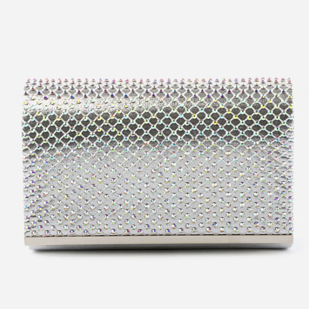Evening Clutch Bag Wedding Handbag Prom Purse Sparkly Party Bags Diamante Birthday Gifts for Her - Image 3