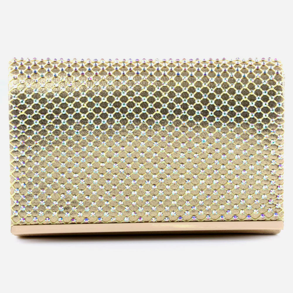 Evening Clutch Bag Wedding Handbag Prom Purse Sparkly Party Bags Diamante Birthday Gifts for Her - Image 3