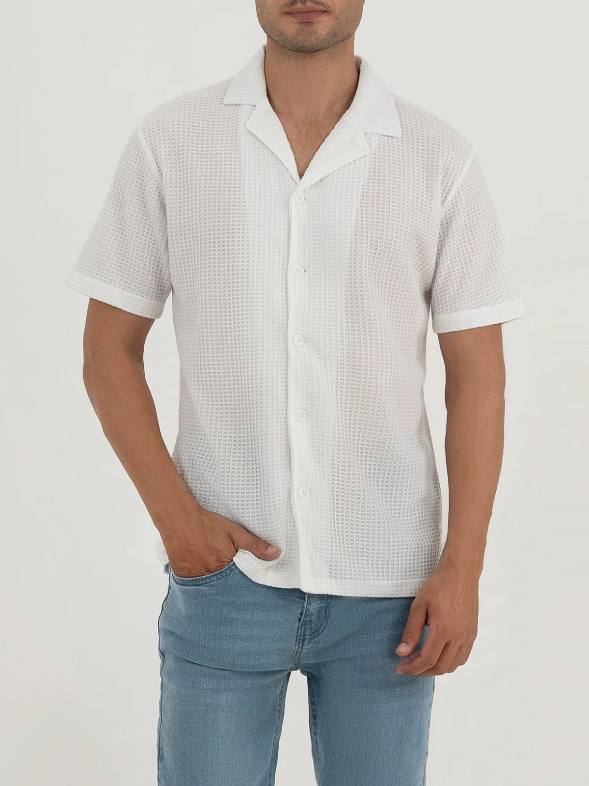 "FAUVE" Lightweight Regular Fit Casual Shirt