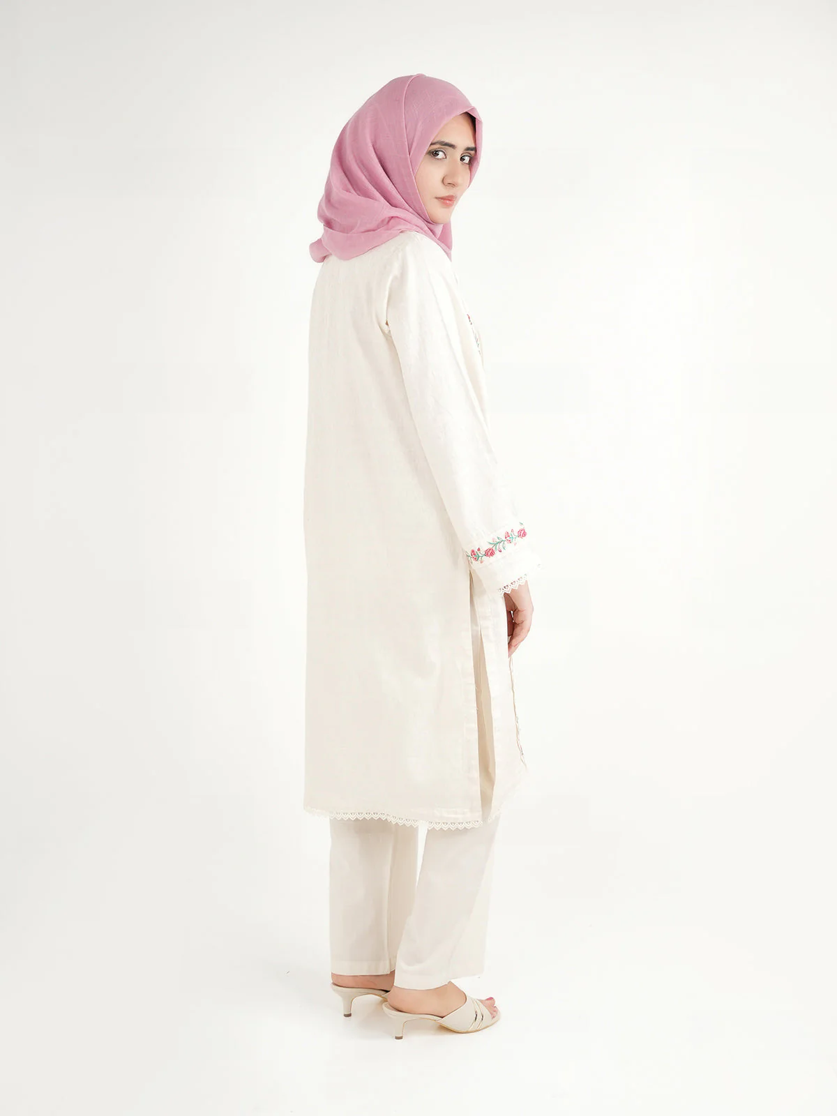"FUMIKO" Jacquard Two Piece Suit - Image 4