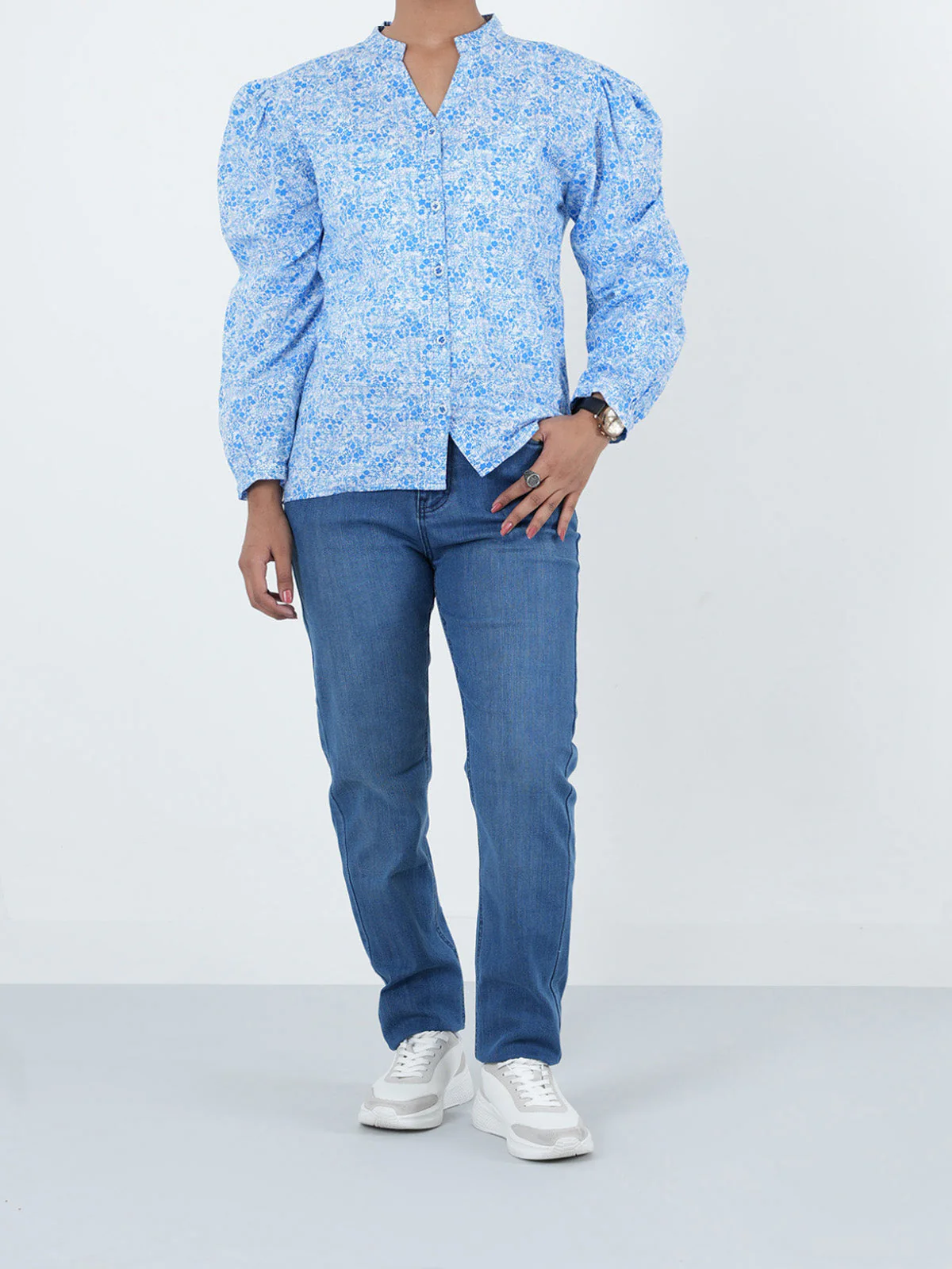 "GEONA" Stylish Regular Fit Cotton Top