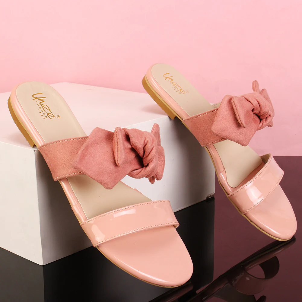 Girl’s "AZULA" Bow-Tie Flat Slippers - Image 6