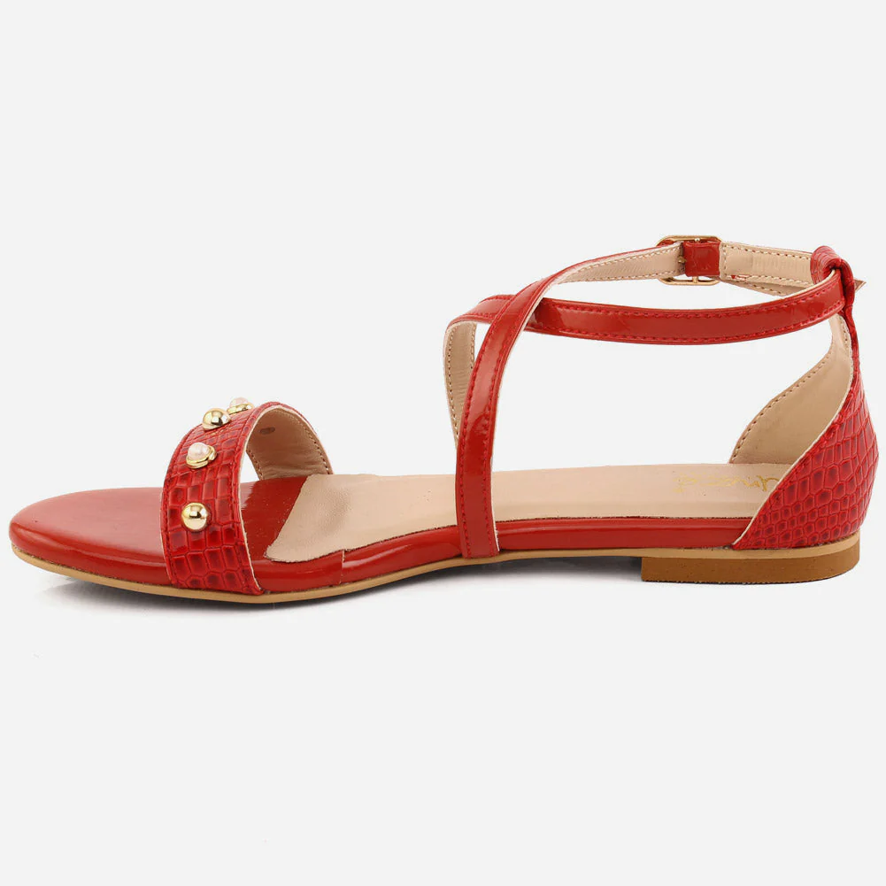Girl’s "FIONA" Ankle Strap Sandals - Image 3