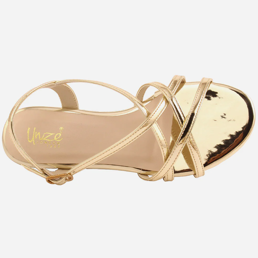Girl’s "RUDY" Cross Strap Comfort Sandals - Image 4