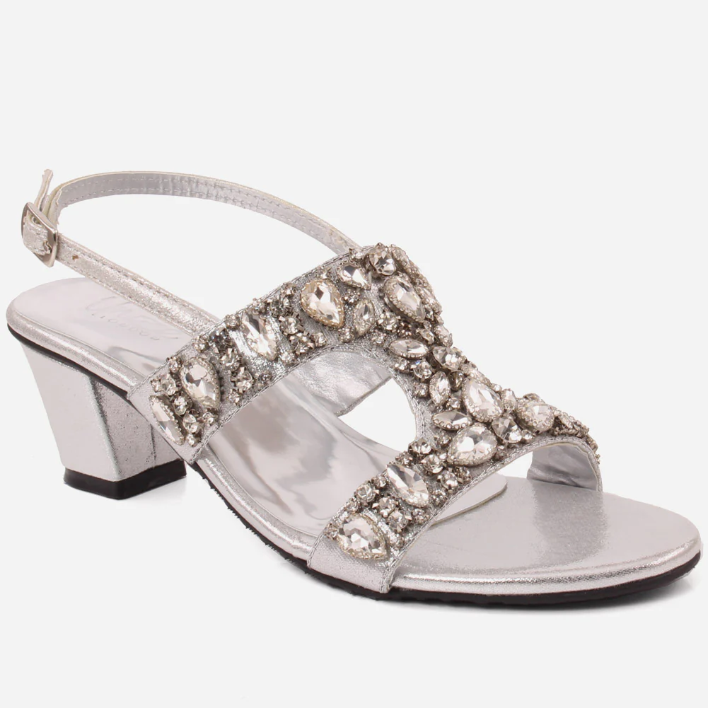 Girls "ARNA" Embellished Wedding Sandals