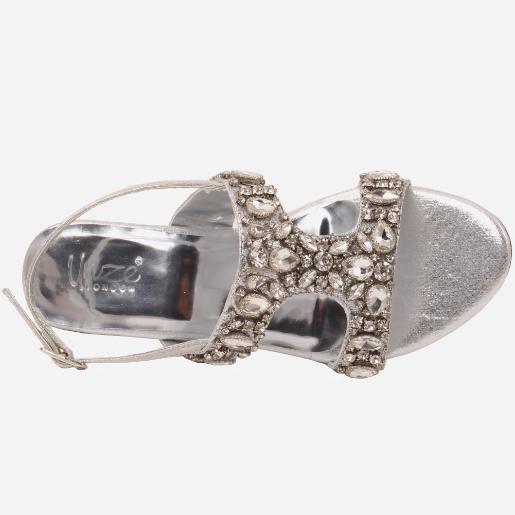 Girls "ARNA" Embellished Wedding Sandals - Image 4