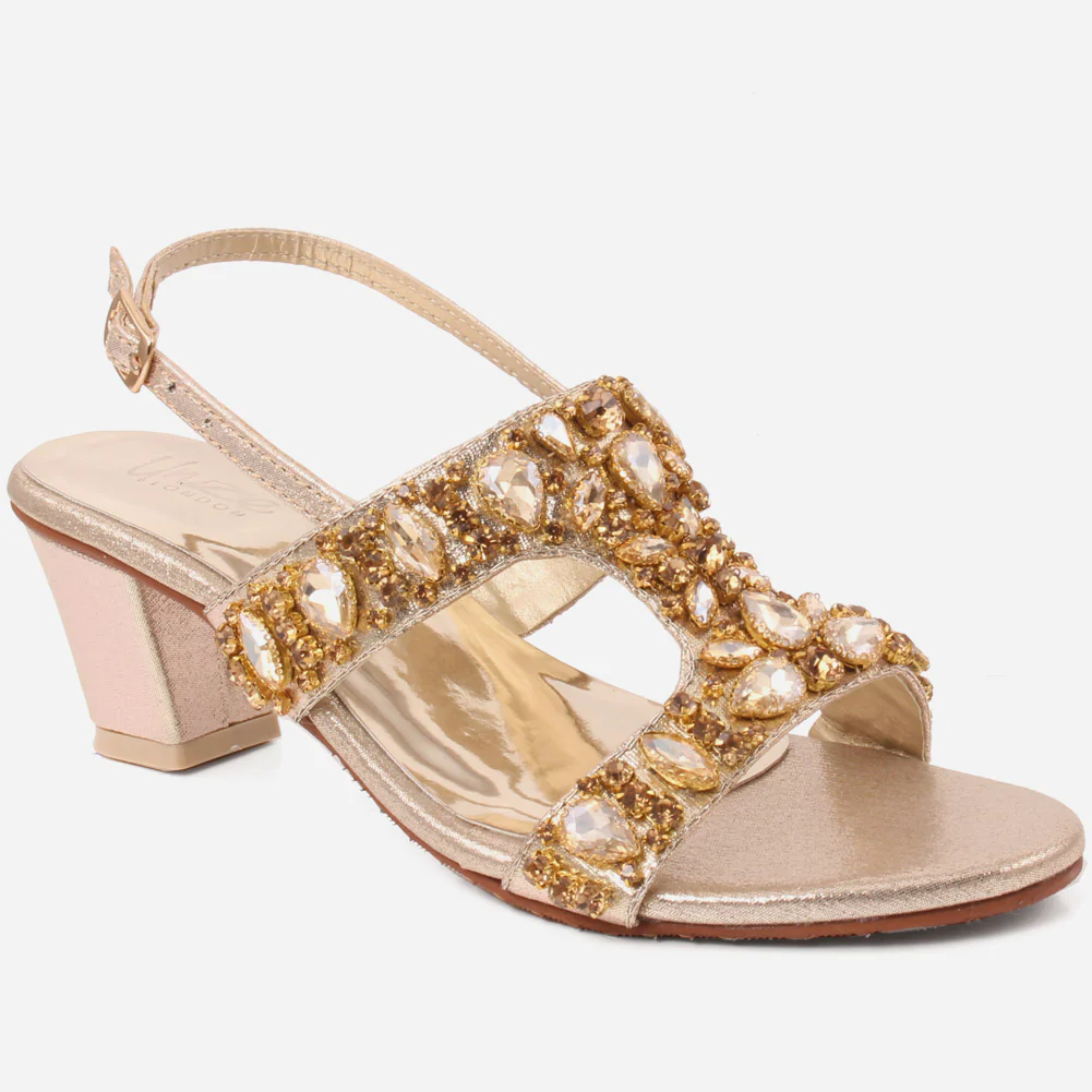 Girls "ARNA" Embellished Wedding Sandals