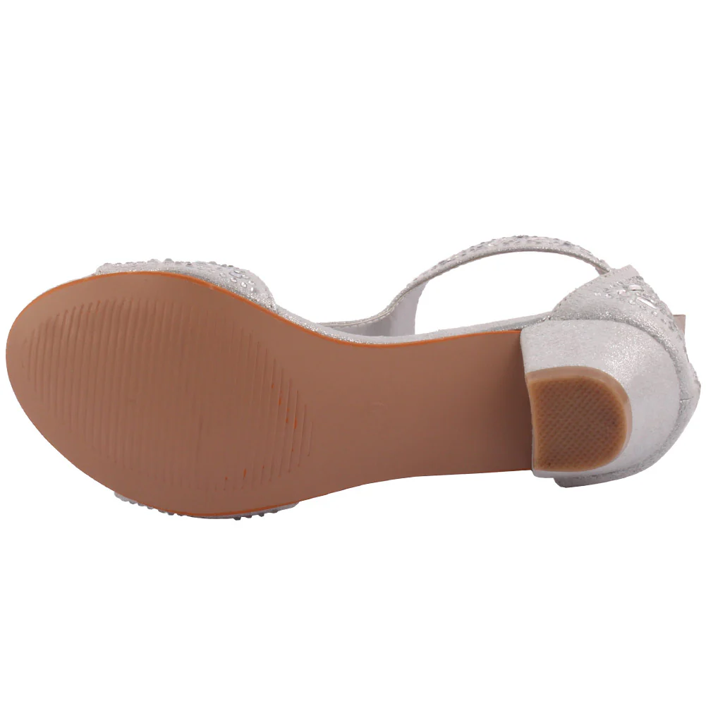 Girls ‘Belluci’ Embellished Bridesmaid Bridal Sandal - Image 5