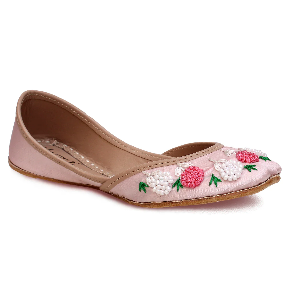 Girls "BRONTR" Fancy Leather Khussa