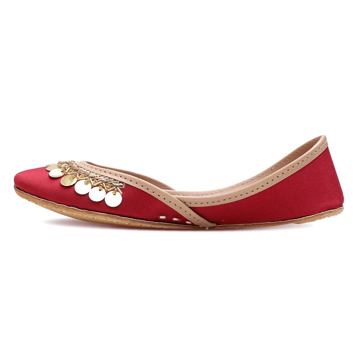 Girls "CALIOPE" Trendy Leather Khussa - Image 3