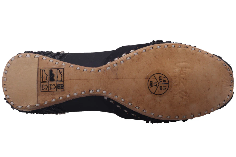 Girls ‘Jasmin’ Embellished Leather Indian Khussa Pump - Image 5