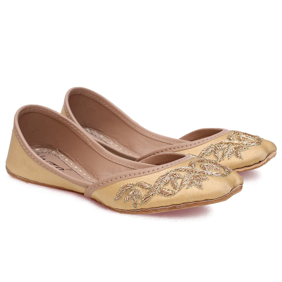 Girls "KATNISS" Handmade Leather Khussa - Image 2