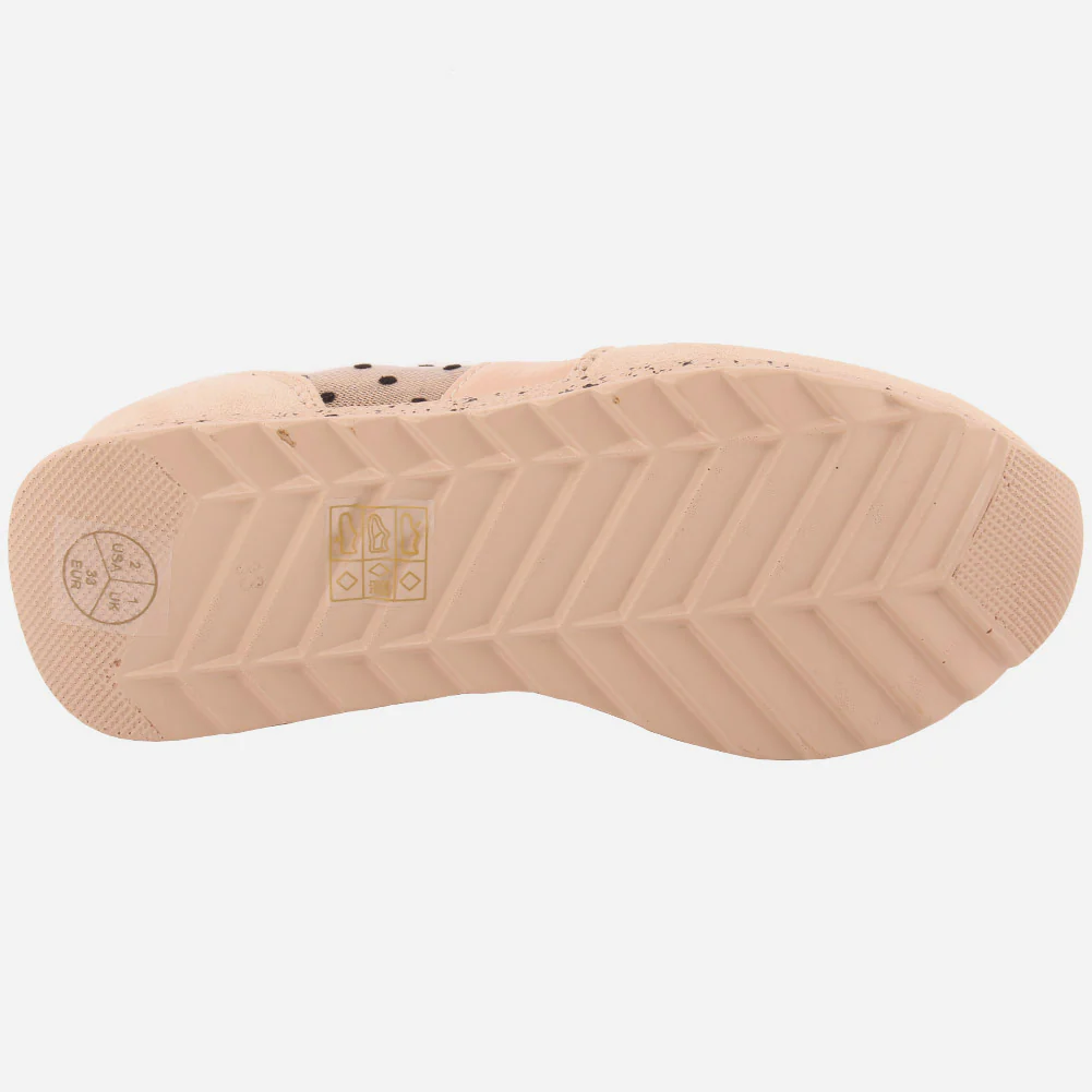 Girls "MILA" Sparkle Lace Up Trainers - Image 5