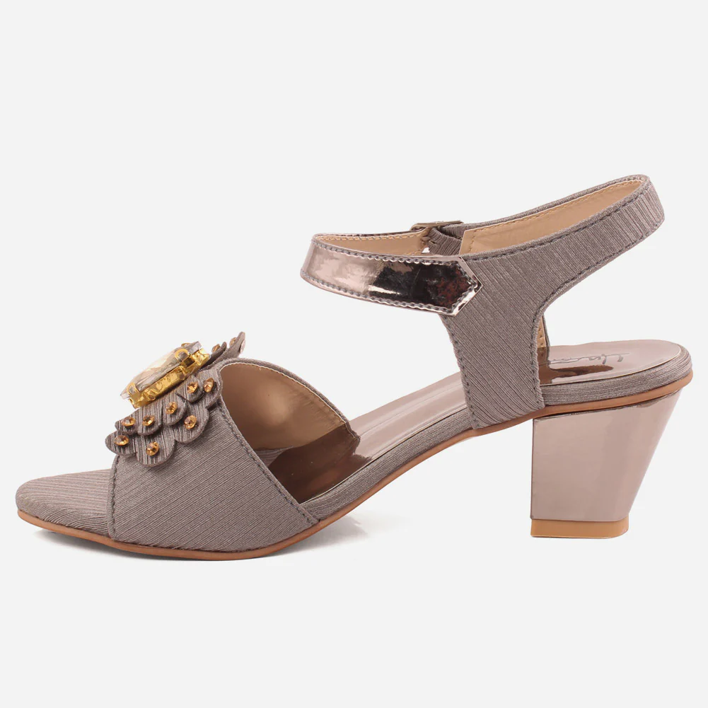 Girls "Nicola" Pretty Low Heel Sandals - Image 3