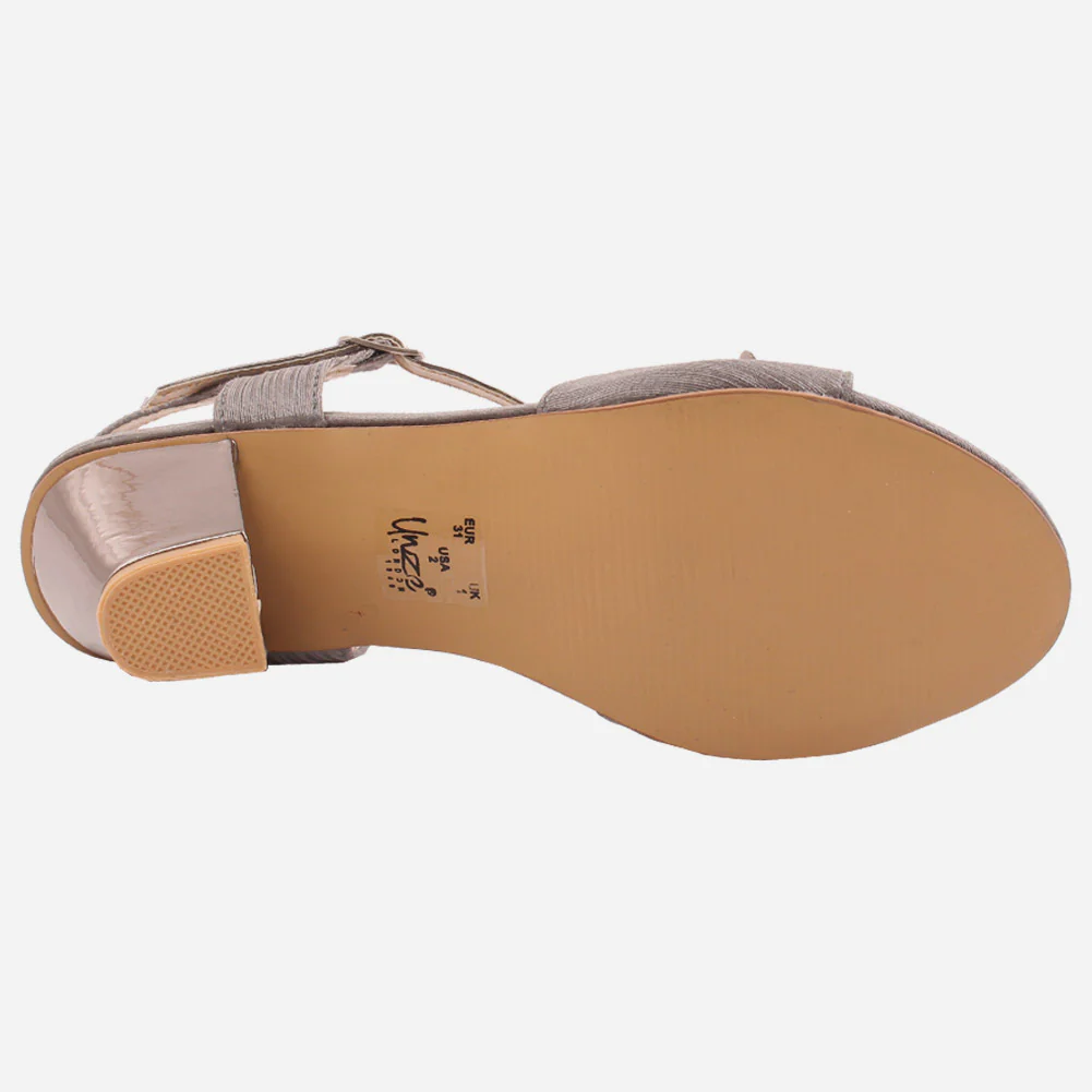 Girls "Nicola" Pretty Low Heel Sandals - Image 5