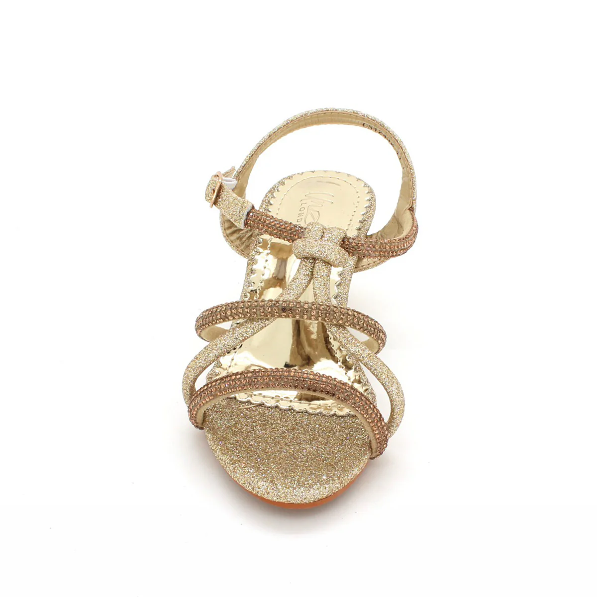 Girls "RIYA" Diamante Prom Party Sandals - Image 2