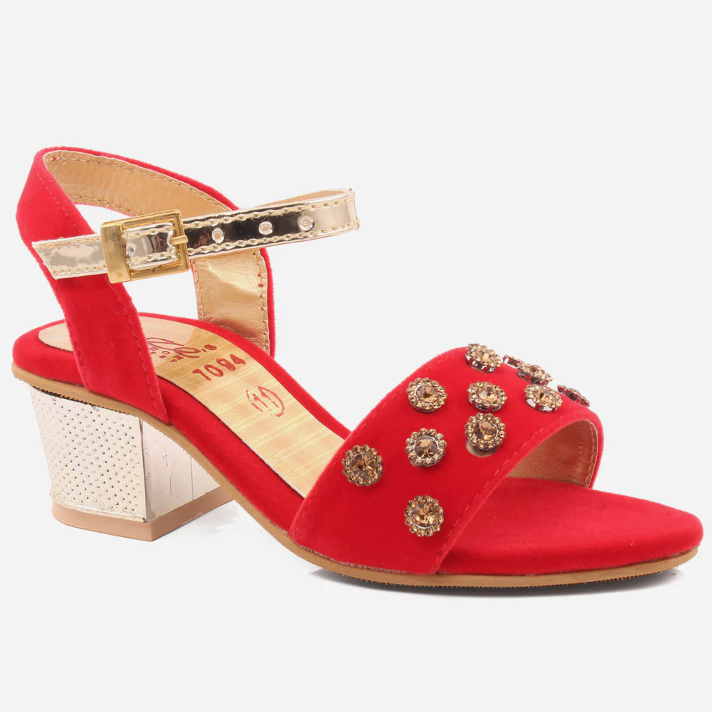 Girls "Ruby"Party Fasten Strap Sandals
