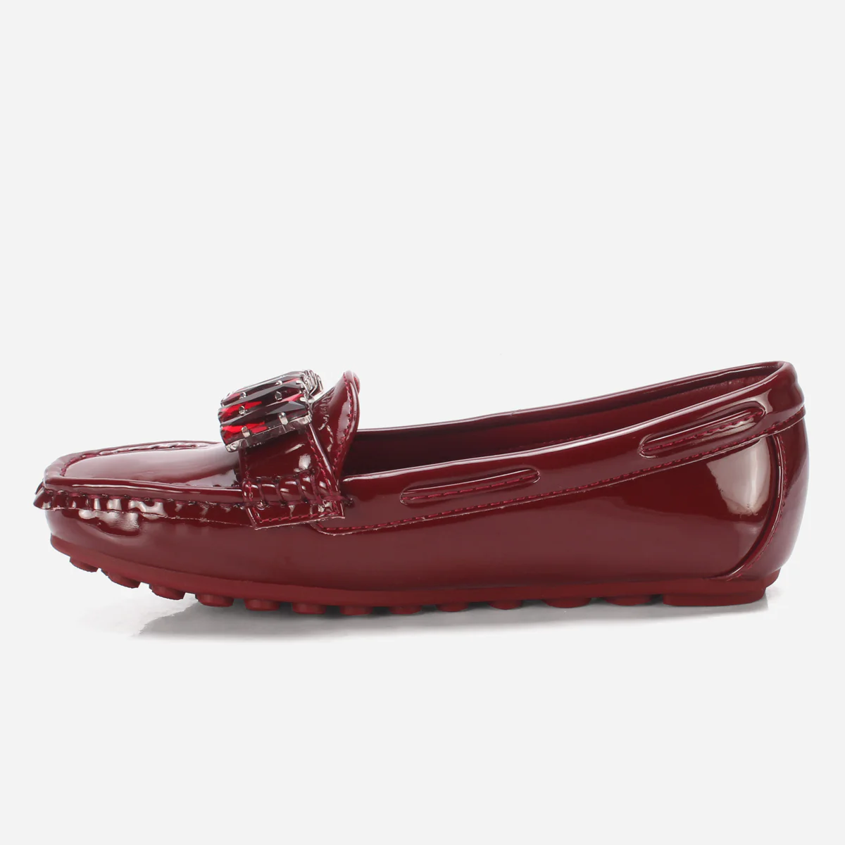Girls "SALAKO" Decorated Flat Moccasins - Image 3