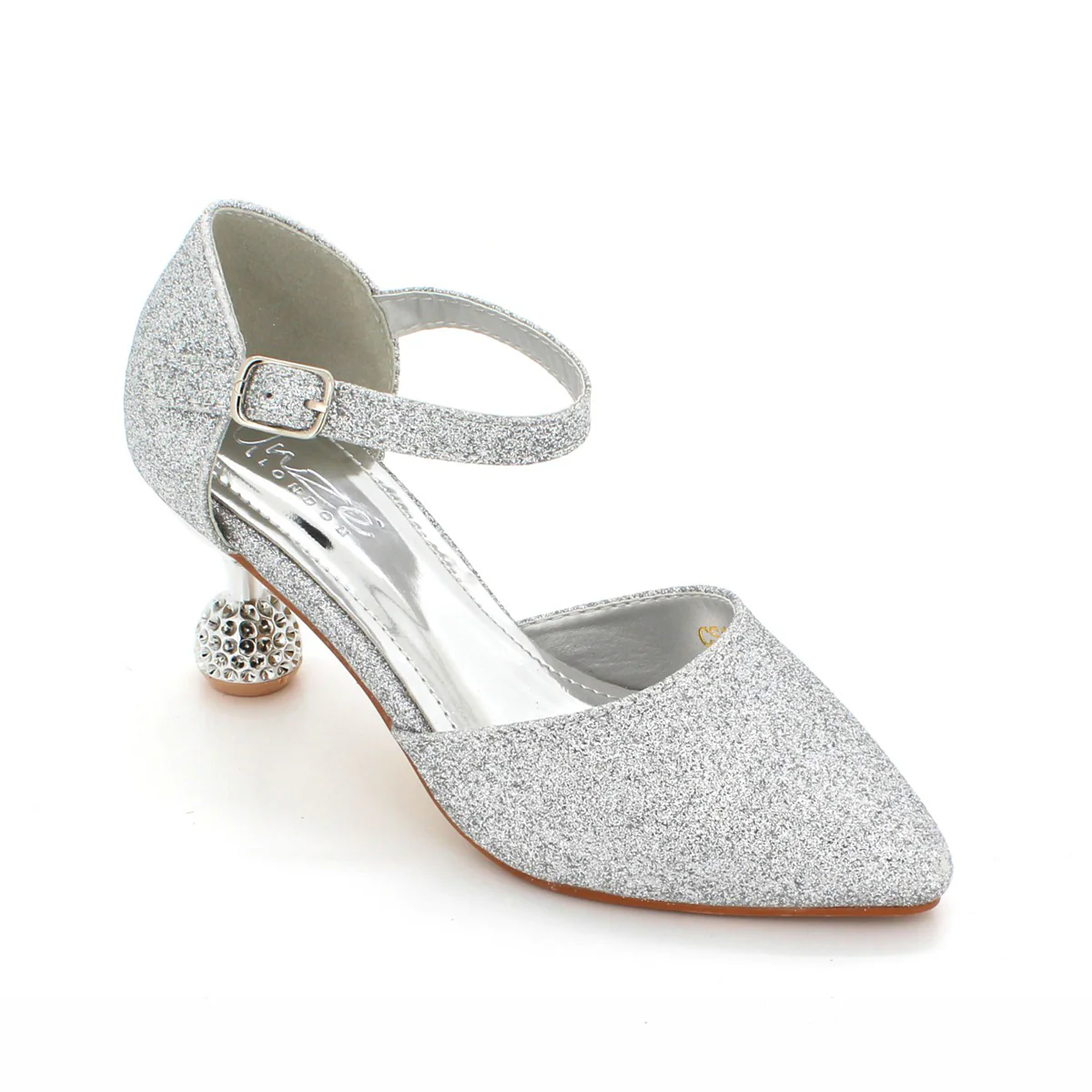 Girls "VIDA" Shimmer Pointed Toe Party Sandals