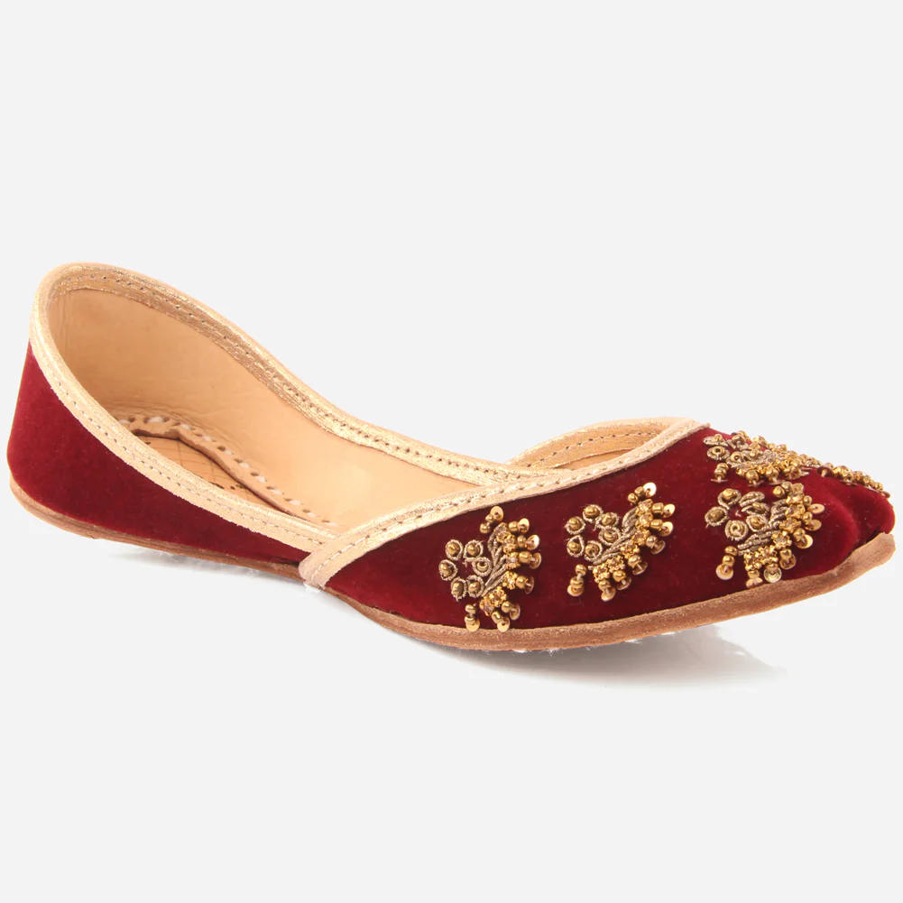 Girls "ZION" Embellished Indian Khussa