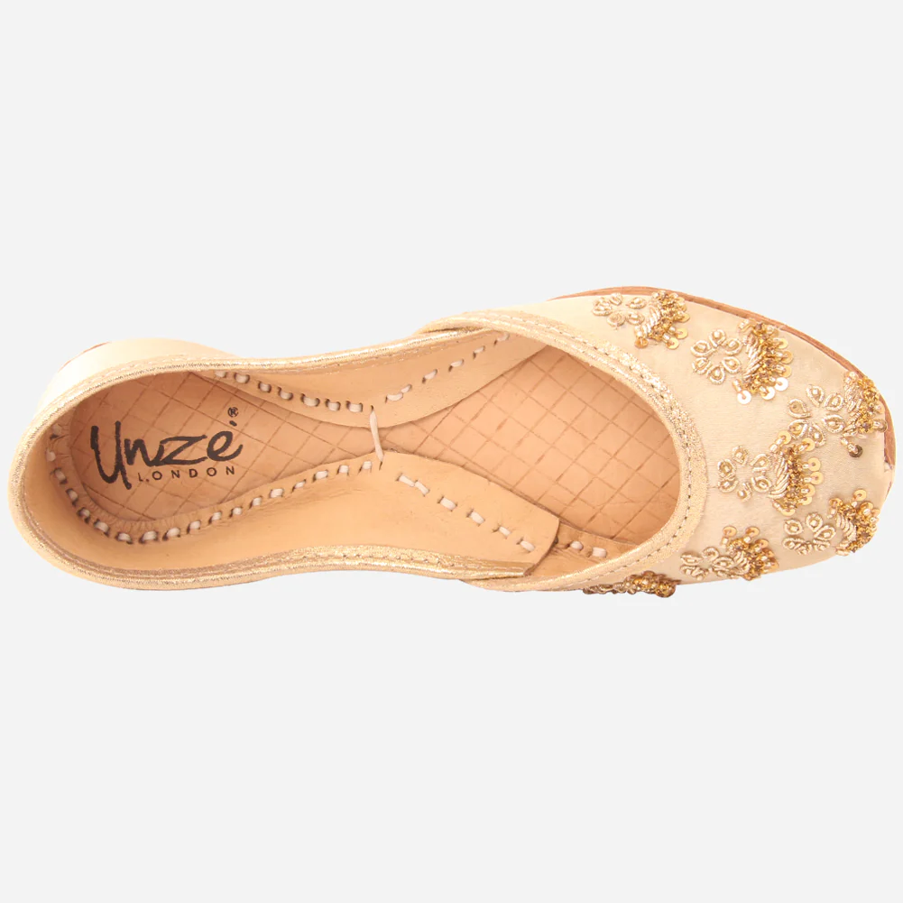 Girls "ZION" Embellished Indian Khussa - Image 4
