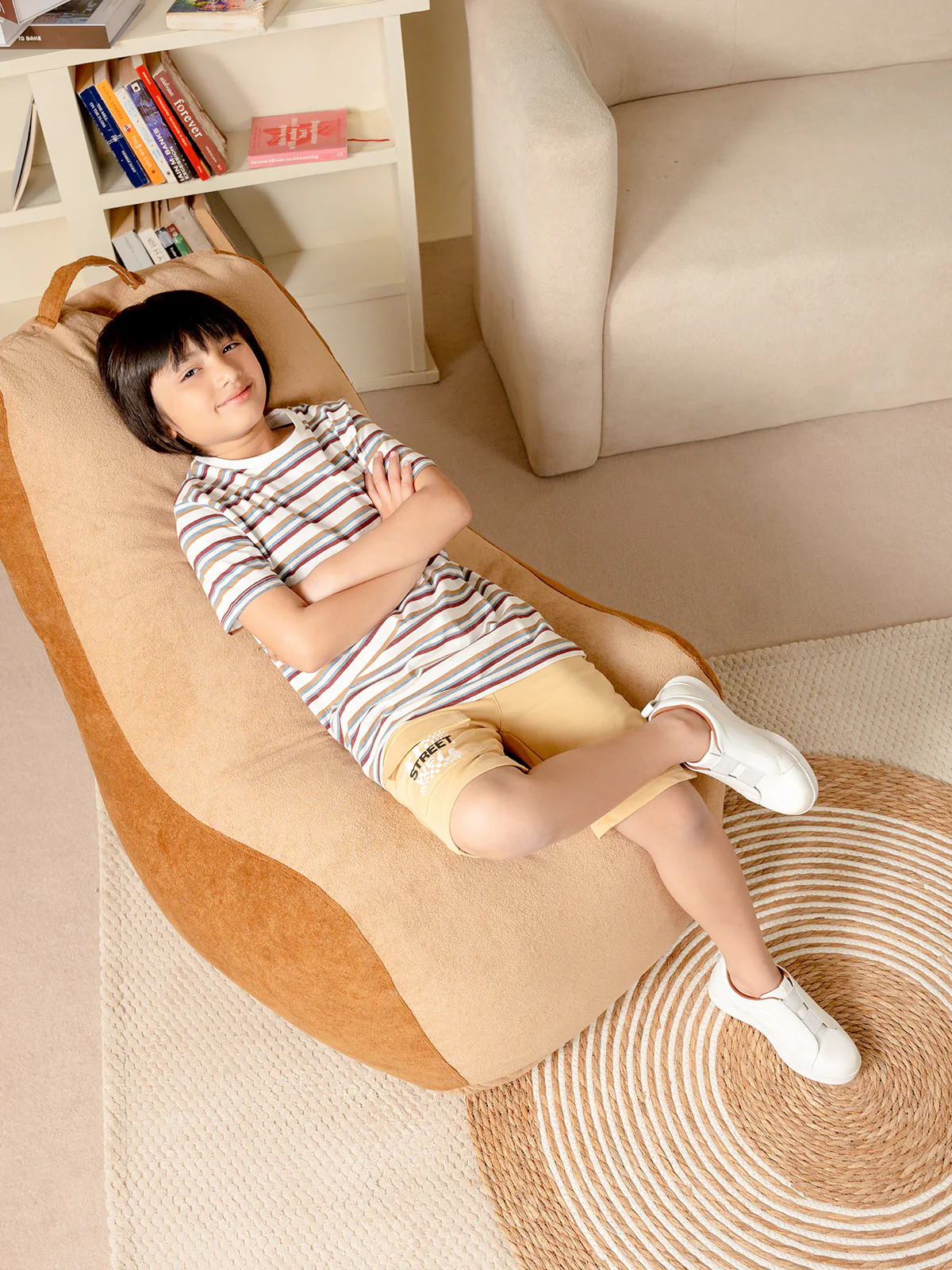 "GRACEN" Basic Regular Fit Knits Shorts - Image 5