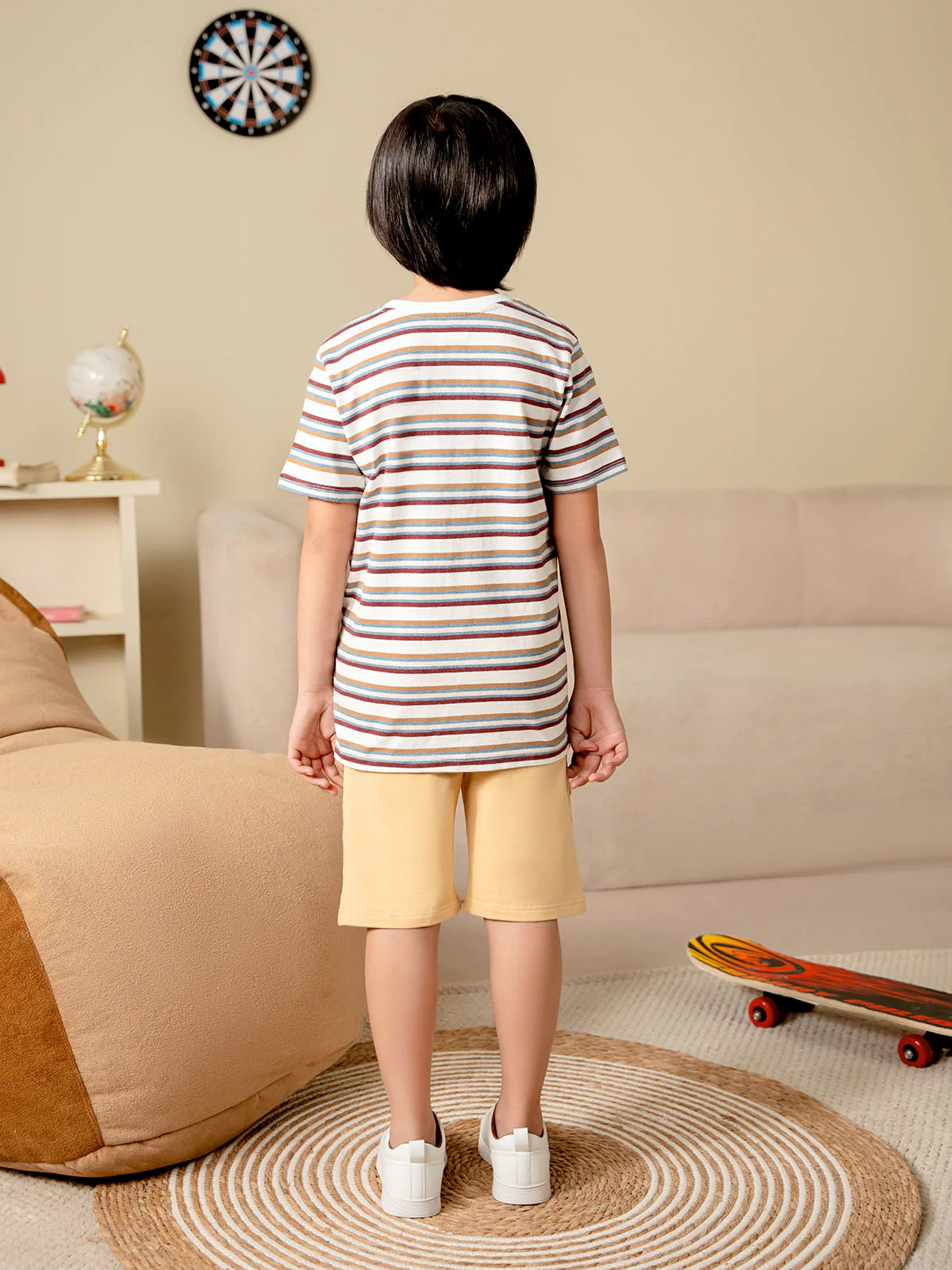 "GRACEN" Basic Regular Fit Knits Shorts - Image 6