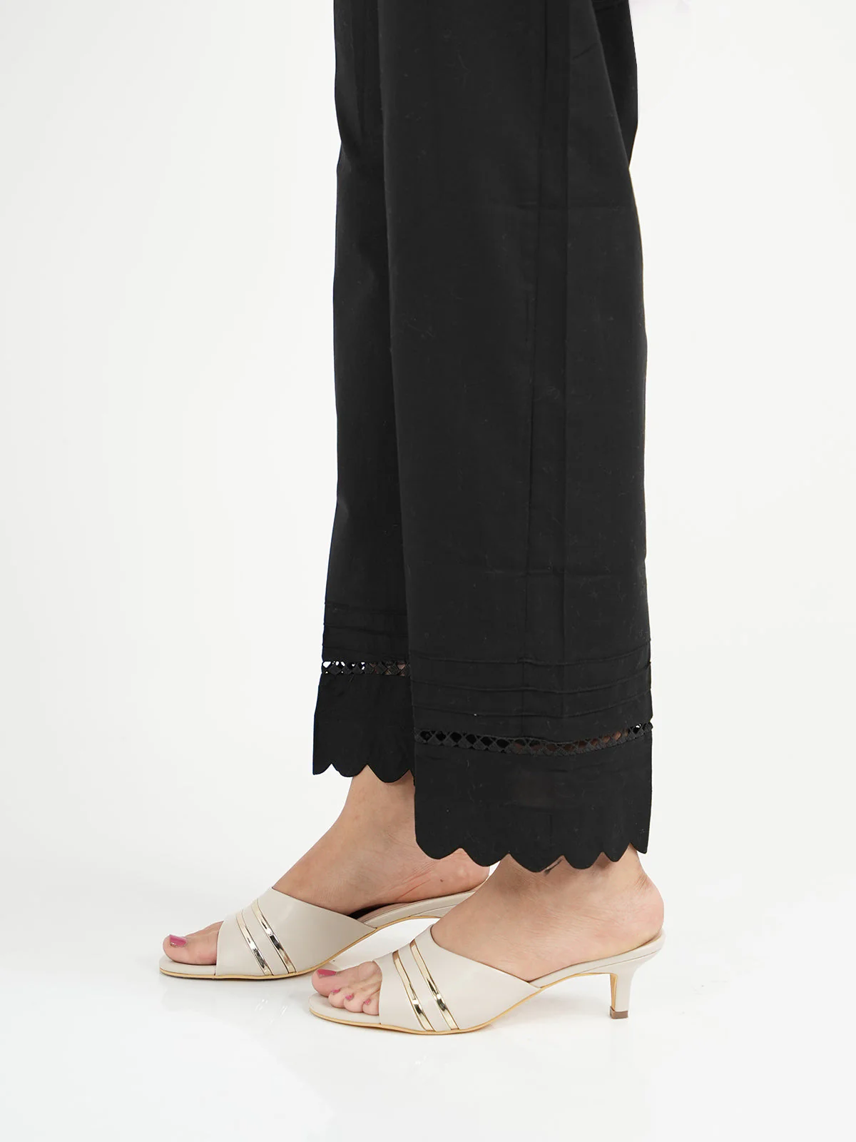 "GRETCHEN" Straight embroidered Trouser - Image 2
