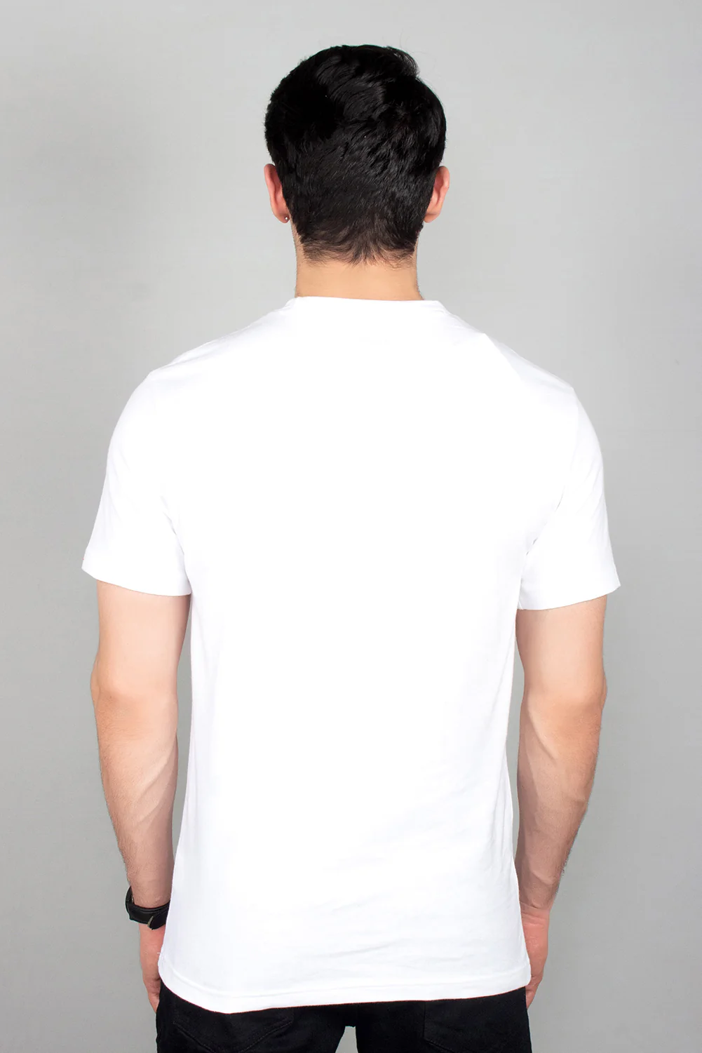 "GUAZ" Crew Neck Slim Fit T-Shirt - Image 5