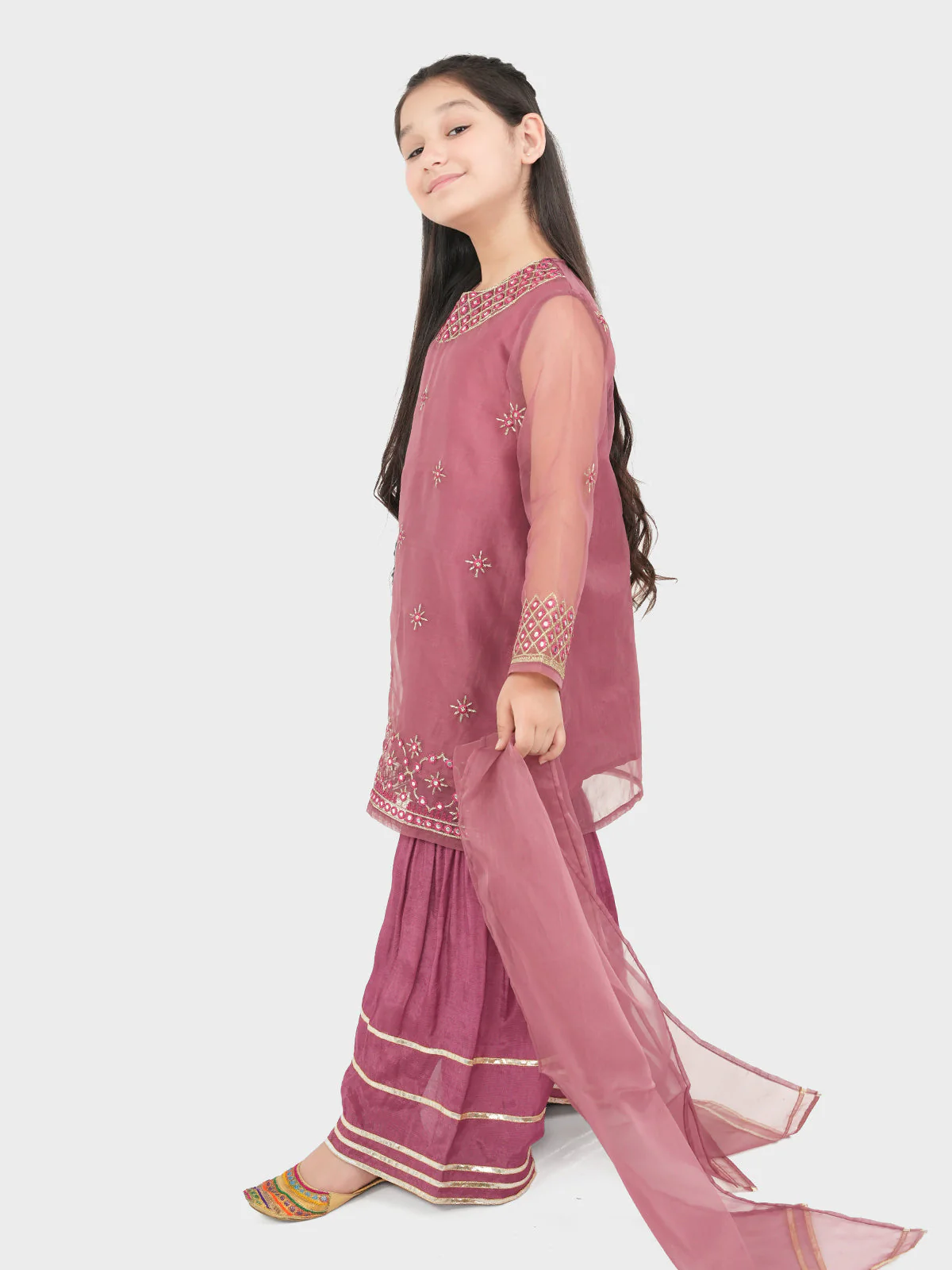 "HACHIMAN" Organza Three Piece Suit - Image 2