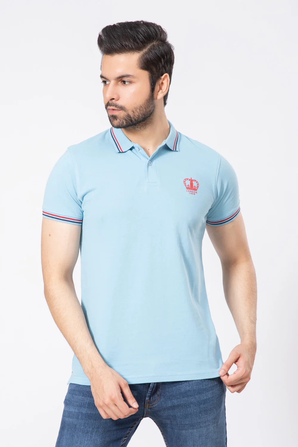 "HAROLD"Regular-Fit Pique Polo Shirt