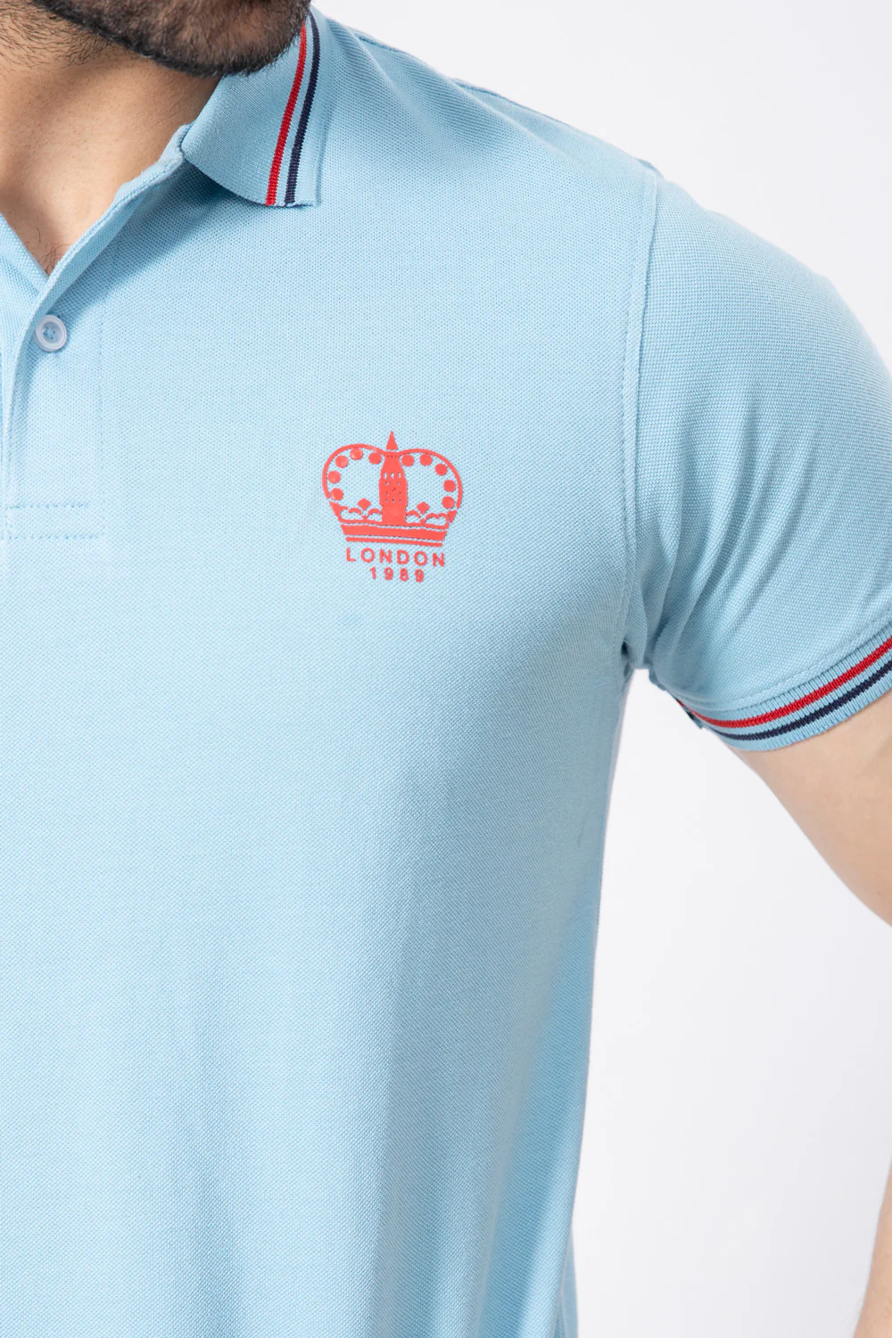 "HAROLD"Regular-Fit Pique Polo Shirt - Image 3