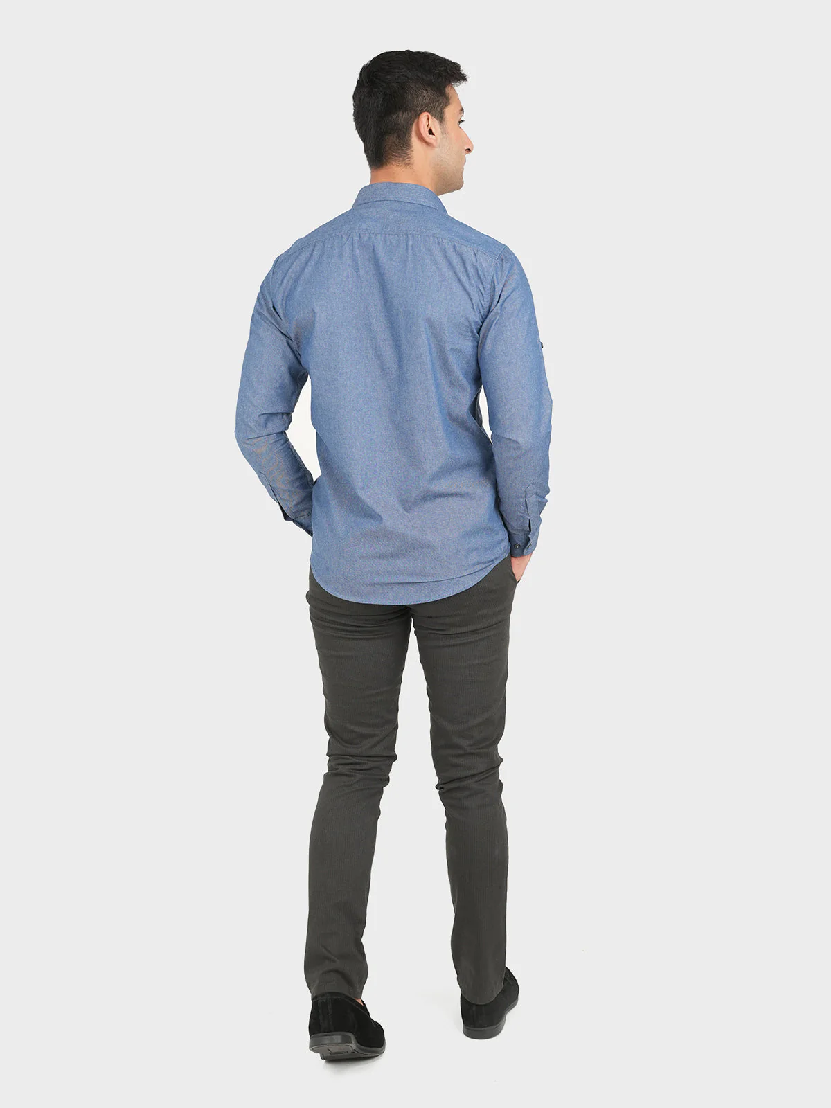 "HEBE" Casual Slim Fit Shirt - Image 4