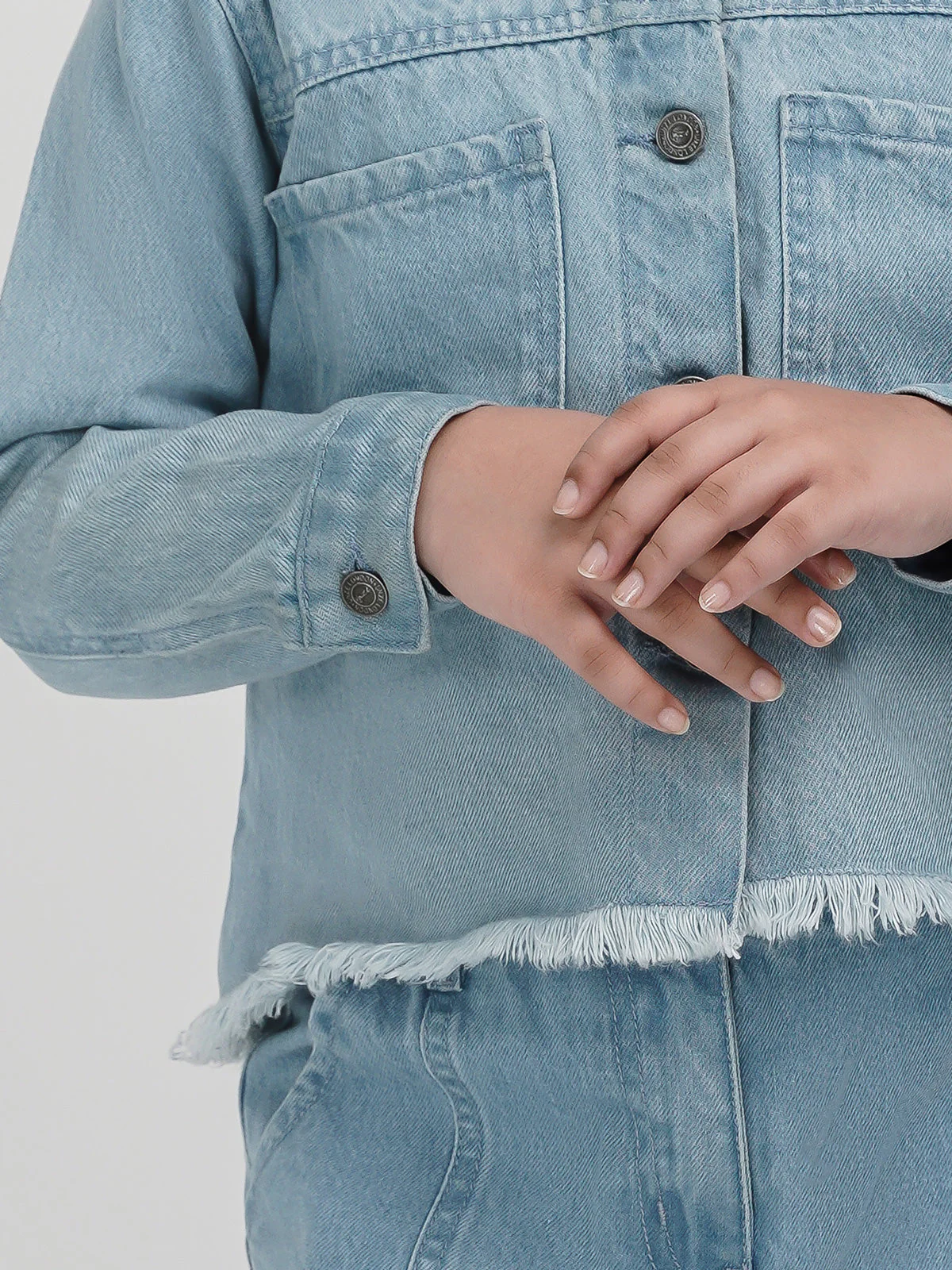 "HORAIX" Full Sleeves Denim Jacket - Image 4