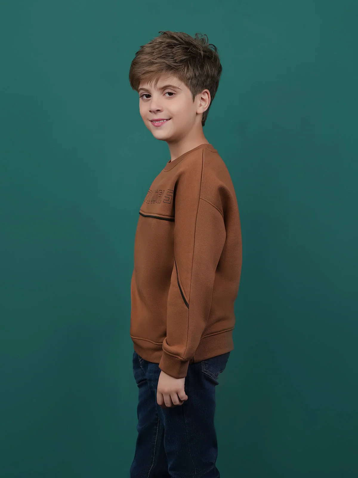 "INGRAM" Comfort Cut & Sew Fleece Sweatshirt - Image 2