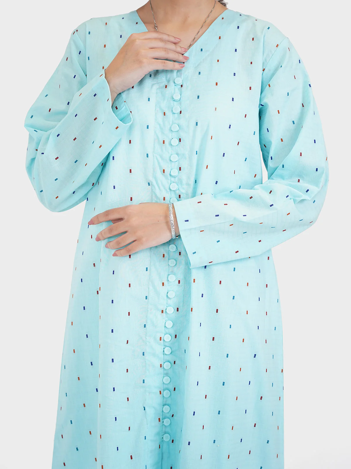 "JAXITH" Jacquard Embroidered Two Piece Suit - Image 2