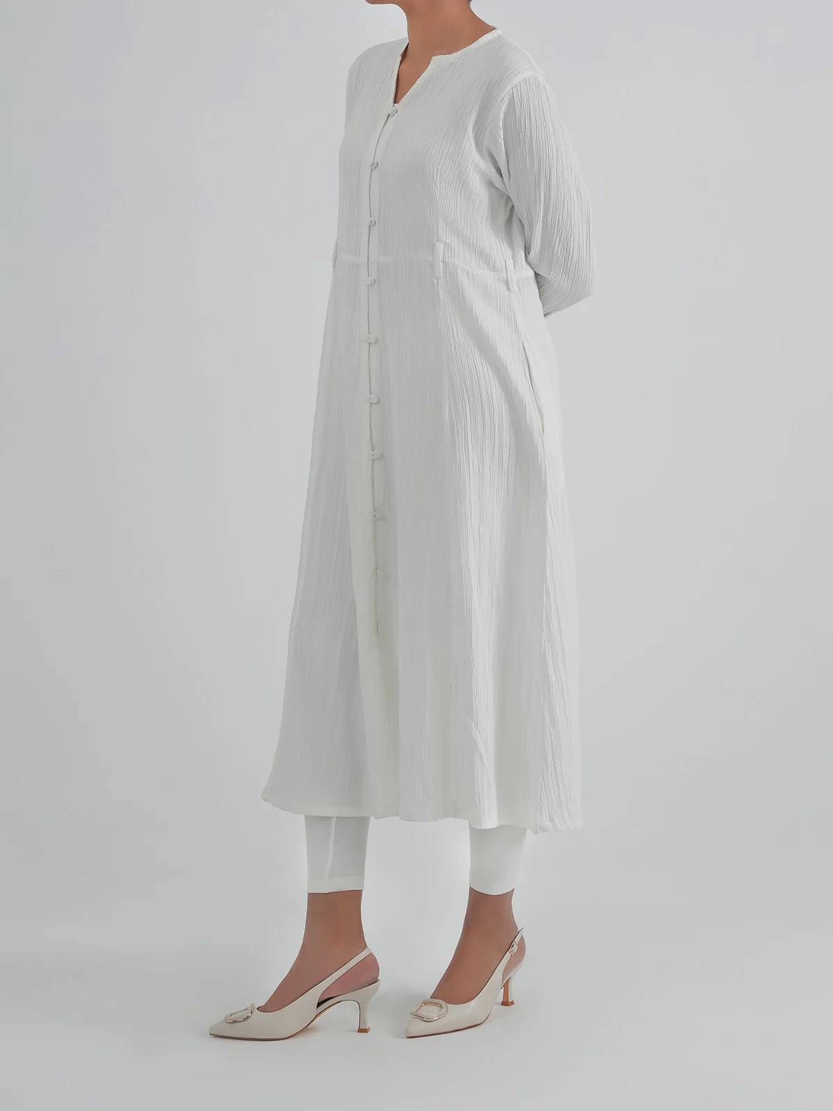 "JENNA" Regular Fit Cotton Dress - Image 4