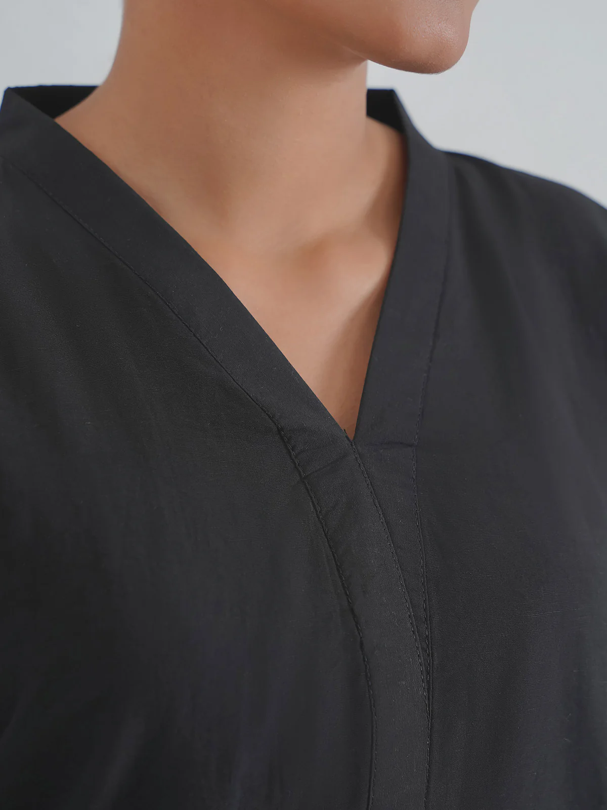 "JULIA" Textured Regular Top Cotton - Image 4