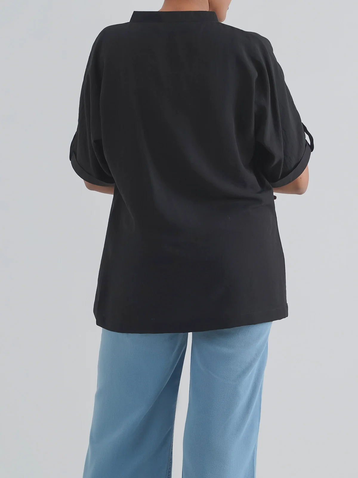 "JULIA" Textured Regular Top Cotton - Image 5