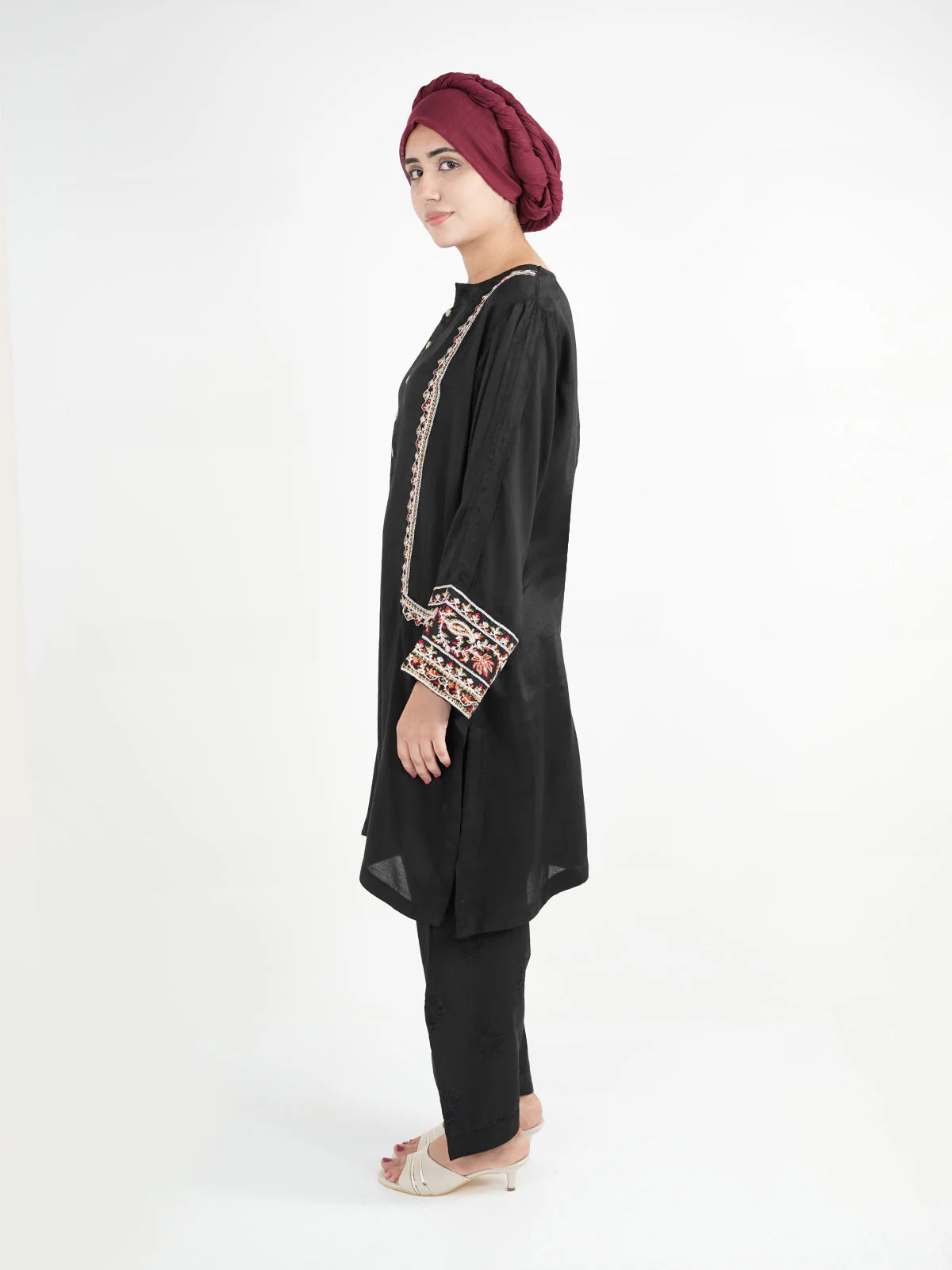 "KAEDE" Cotton Net Summer Shirt - Image 3