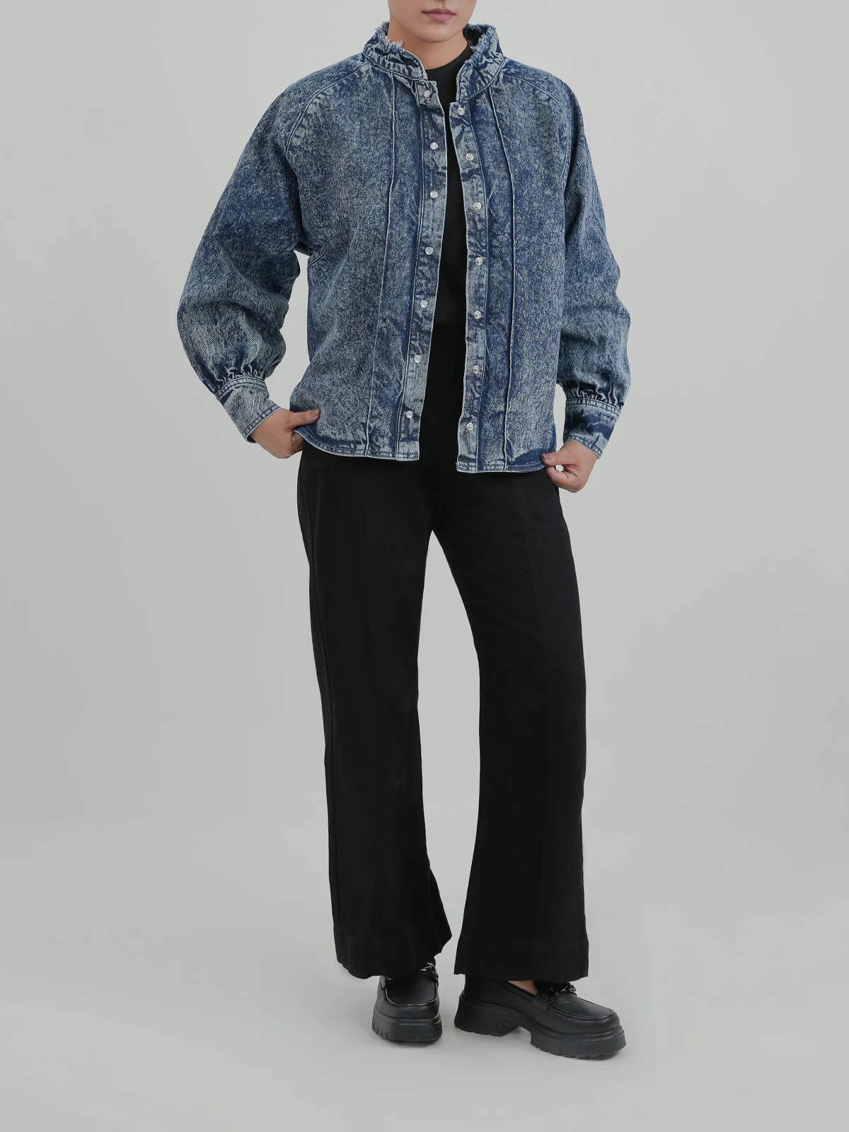 "KAINOA" Stylish Basic Denim Jacket - Image 2