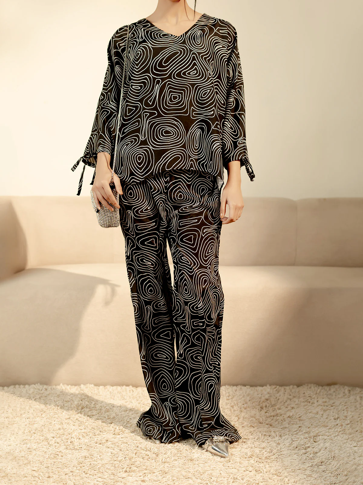 "KHARIS" Printed Cotton Co Ord Set