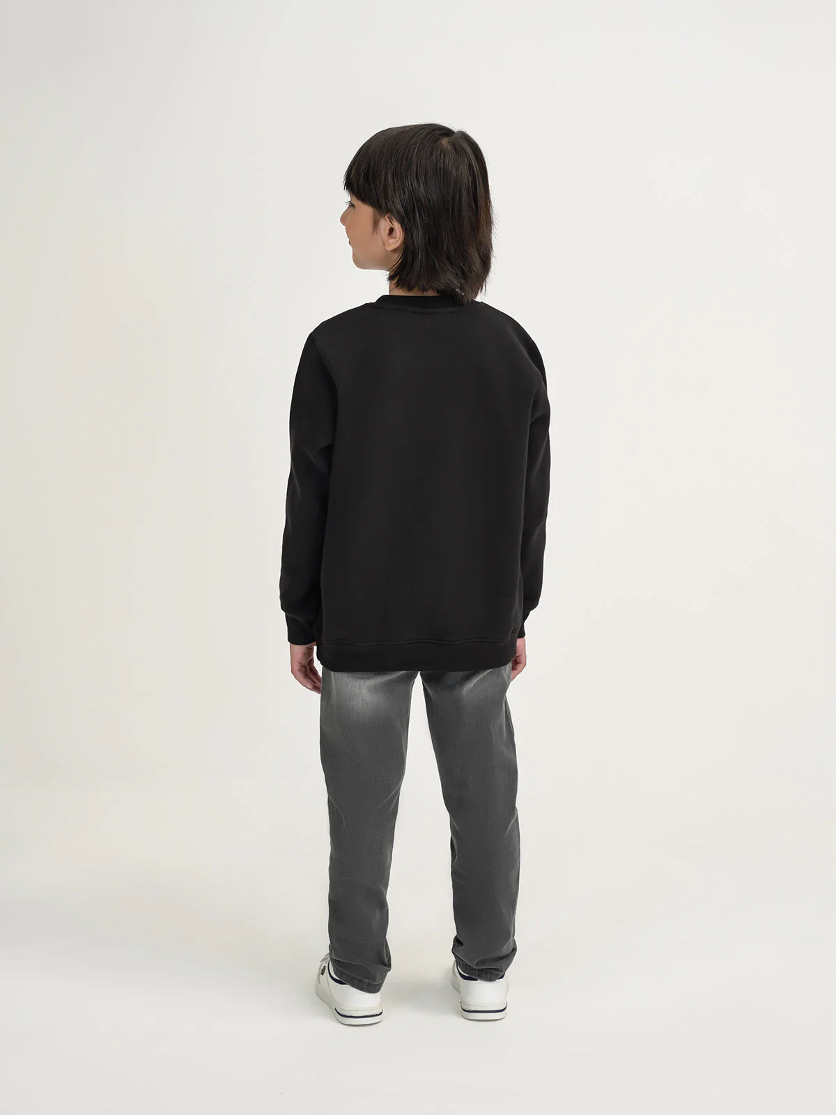 "GLEN" Playful Crew Neck Sweatshirt - Image 4