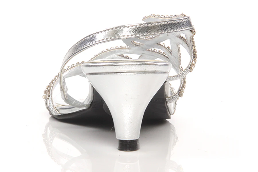 Kids Girls Diamante Jeweled Party Sandal