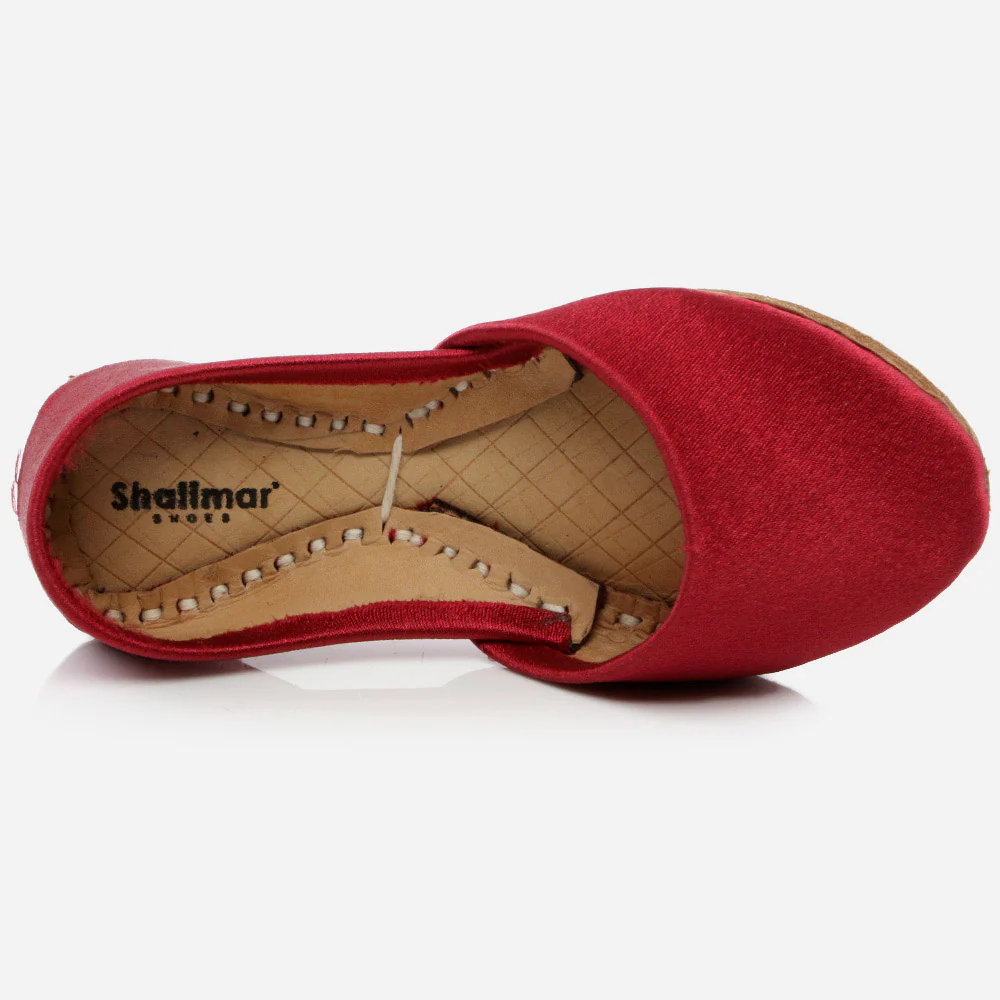Kids Girls Fancy Stones Decorated Evening Wear Indian Handmade Shoes Leather Khussa Mojari Children Flat Slip-ons Sizes - Image 4