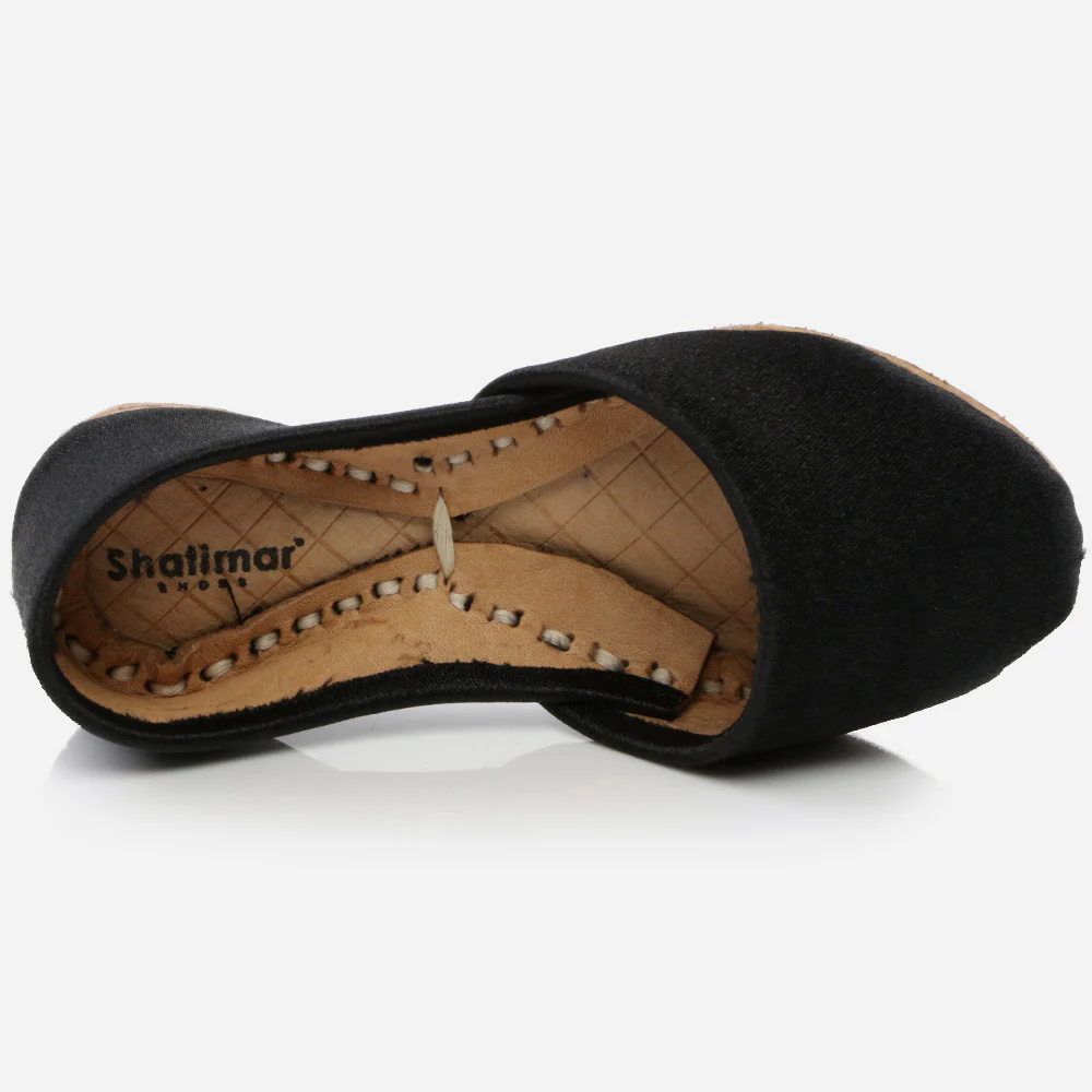 Kids Girls Fancy Stones Decorated Evening Wear Indian Handmade Shoes Leather Khussa Mojari Children Flat Slip-ons Sizes - Image 4