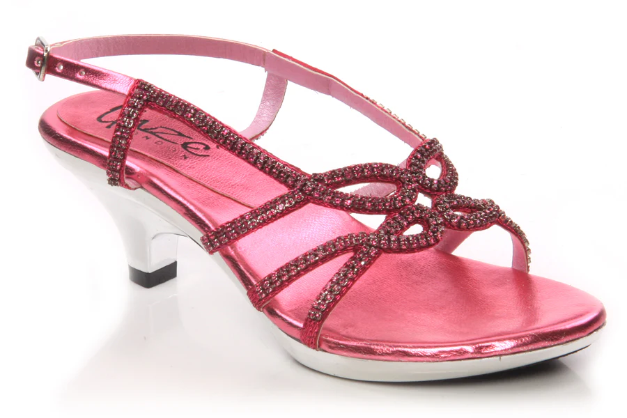 Kids Girls 'Sian' Fabulous Party Heel Sandal